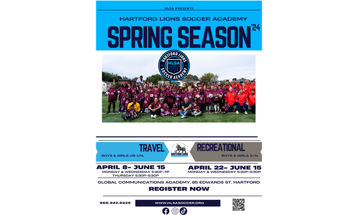 Hartford Lions Spring 2024 Registration