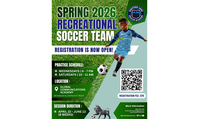 2026 Spring Recreational Program - Registration is now open!