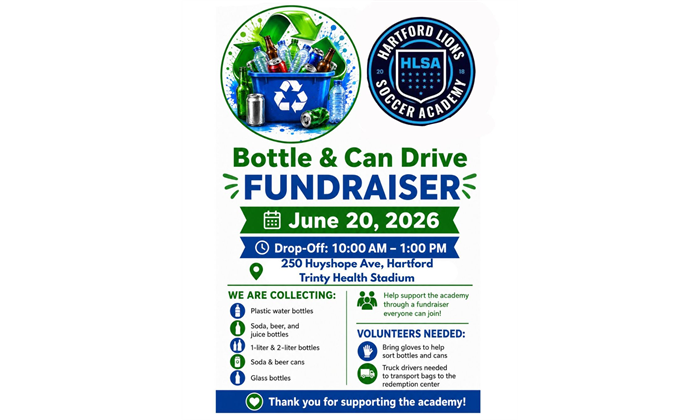 BOTTLE AND CAN FUNDRAISER